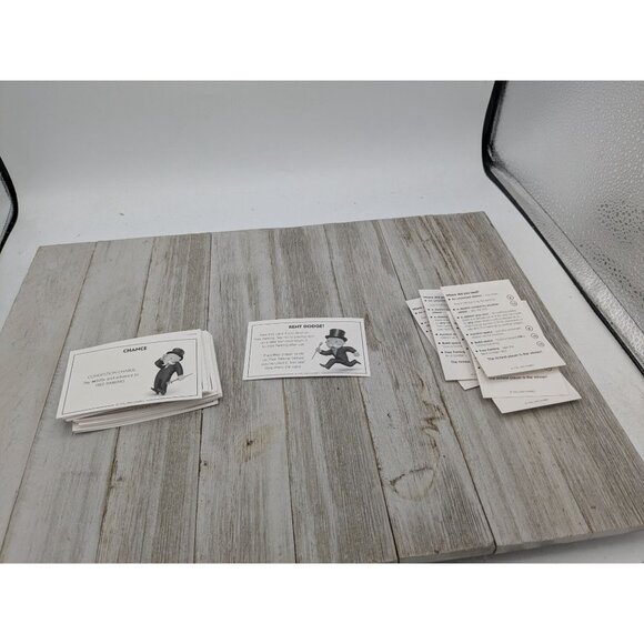 Monopoly City Replacement Cards Chance 1 Rent Dodge And 6 Reminder Cards - Picture 5 of 6